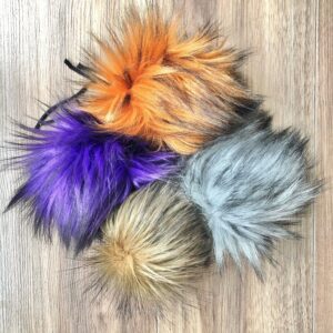 Handmade Faux Fur Pom Poms