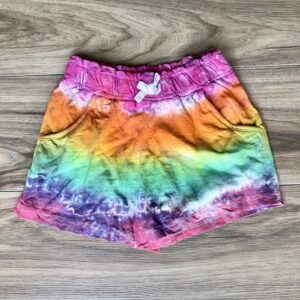 Tie Dyed Cotton Shorts Size 6 Girls