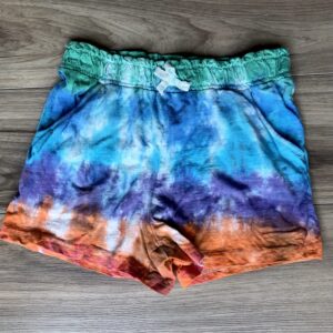 Tie Dyed Cotton Shorts Size 10-12 Girls